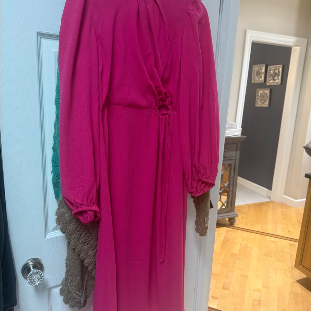 Cabi (never worn) Vibrant Pink peephole Dress